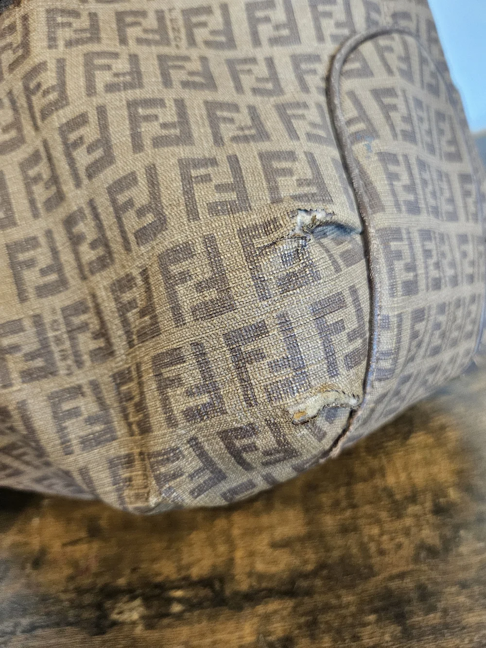 Fendi Zucca FF Canvas Tote